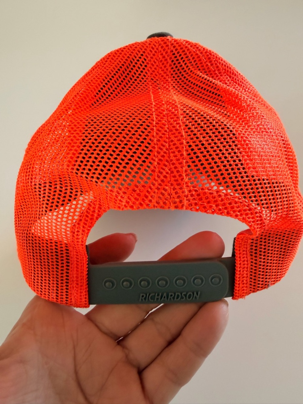 Southwind Plantation Trucker Mesh Hat, Orange and Grey - Picture 4 of 10